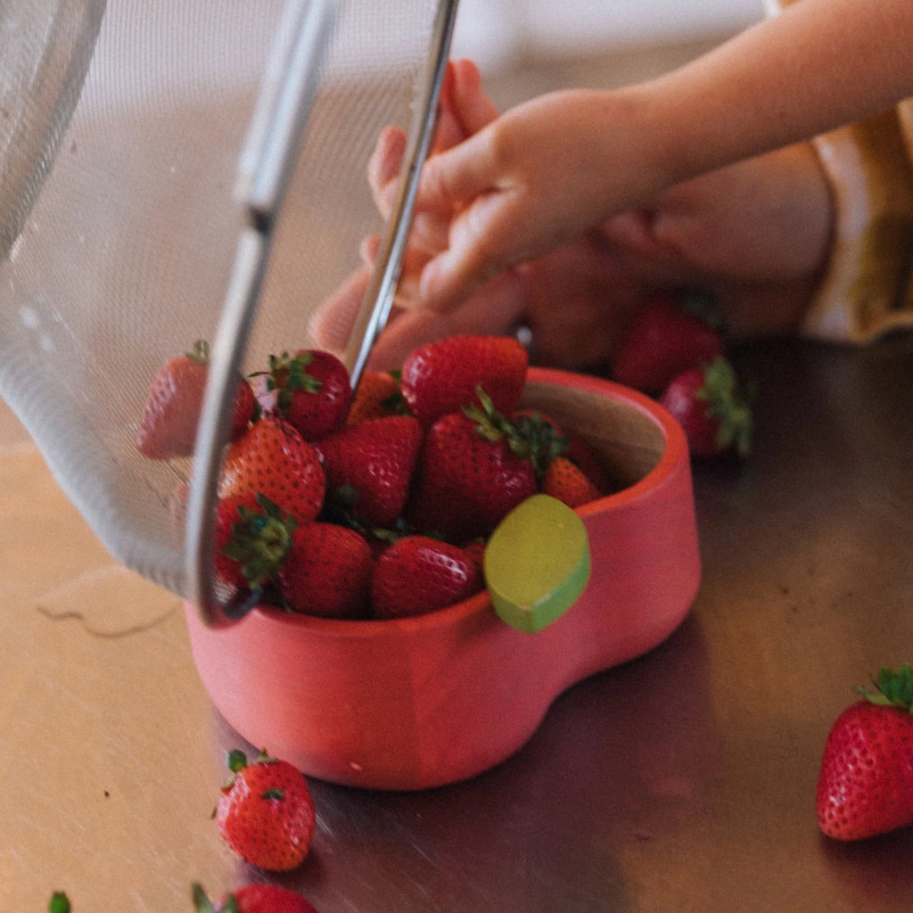 Pepa the Apple – Bol + Cuillère en bois naturel