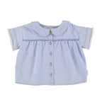 Light blue jeans blouse