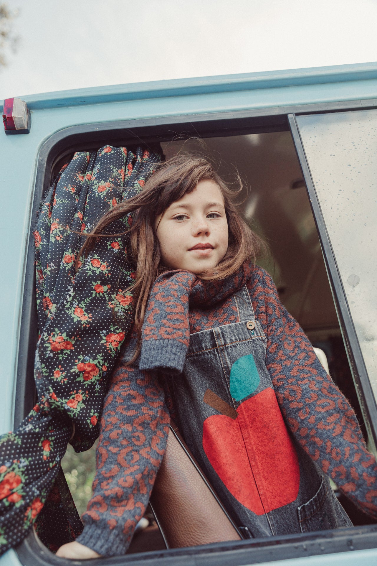 Pull Gris Léopard