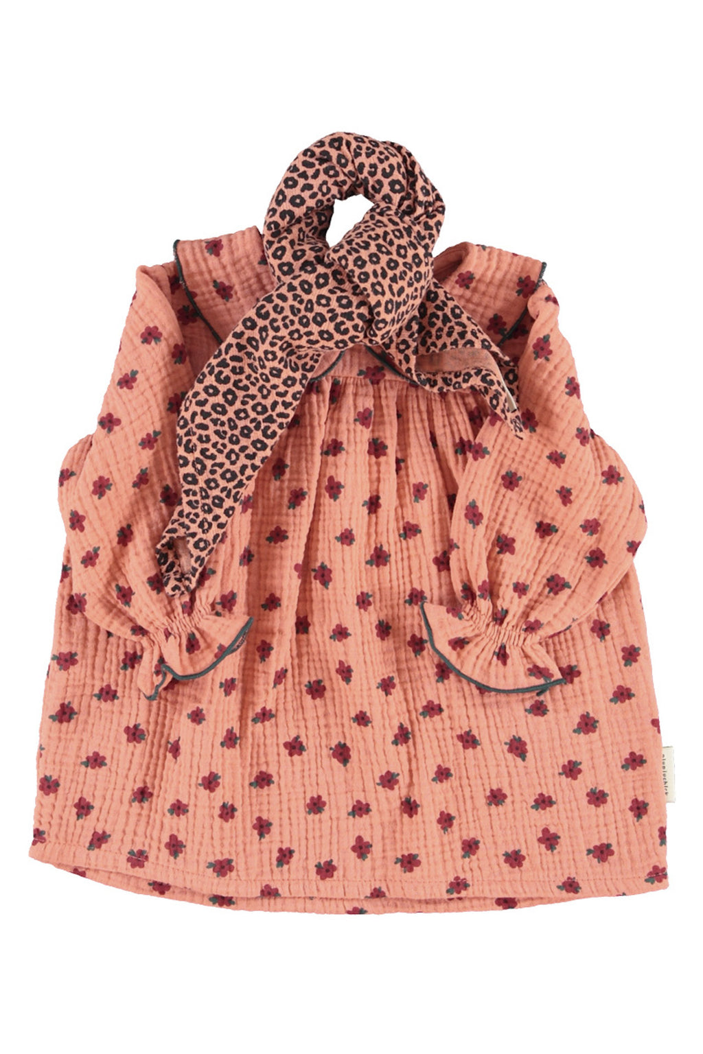 Robe bébé Rose Petites Fleurs Piupiuchick – vue 2