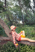 accessoires durables enfants piupiuchick chapeau corail lips
