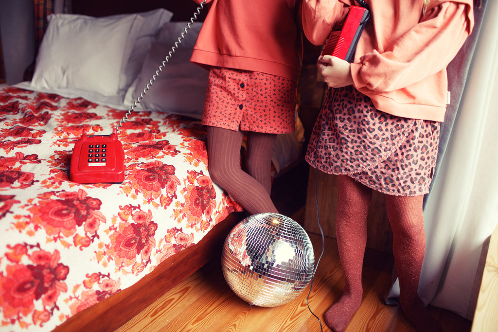 Leopard velvet skirt