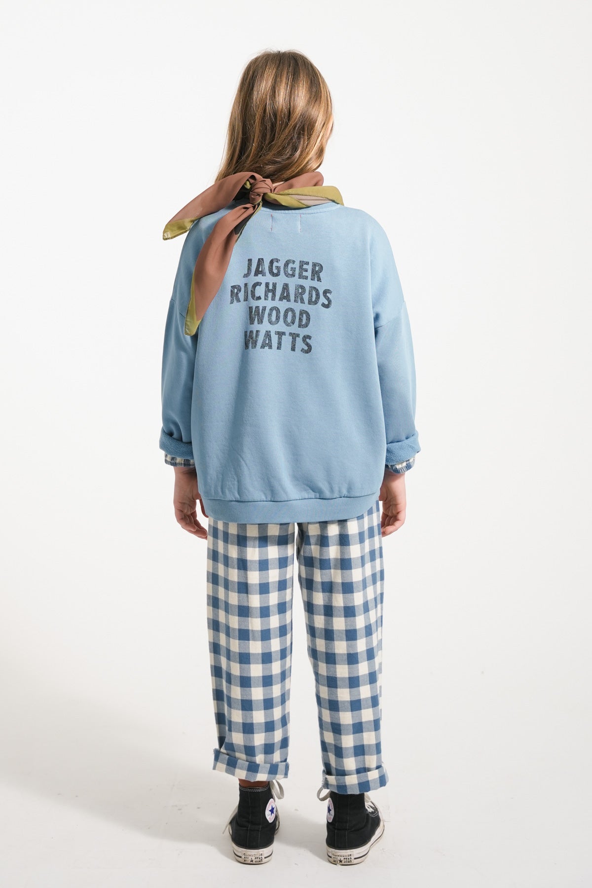 Blue sweatshirt "Rock Stars" print