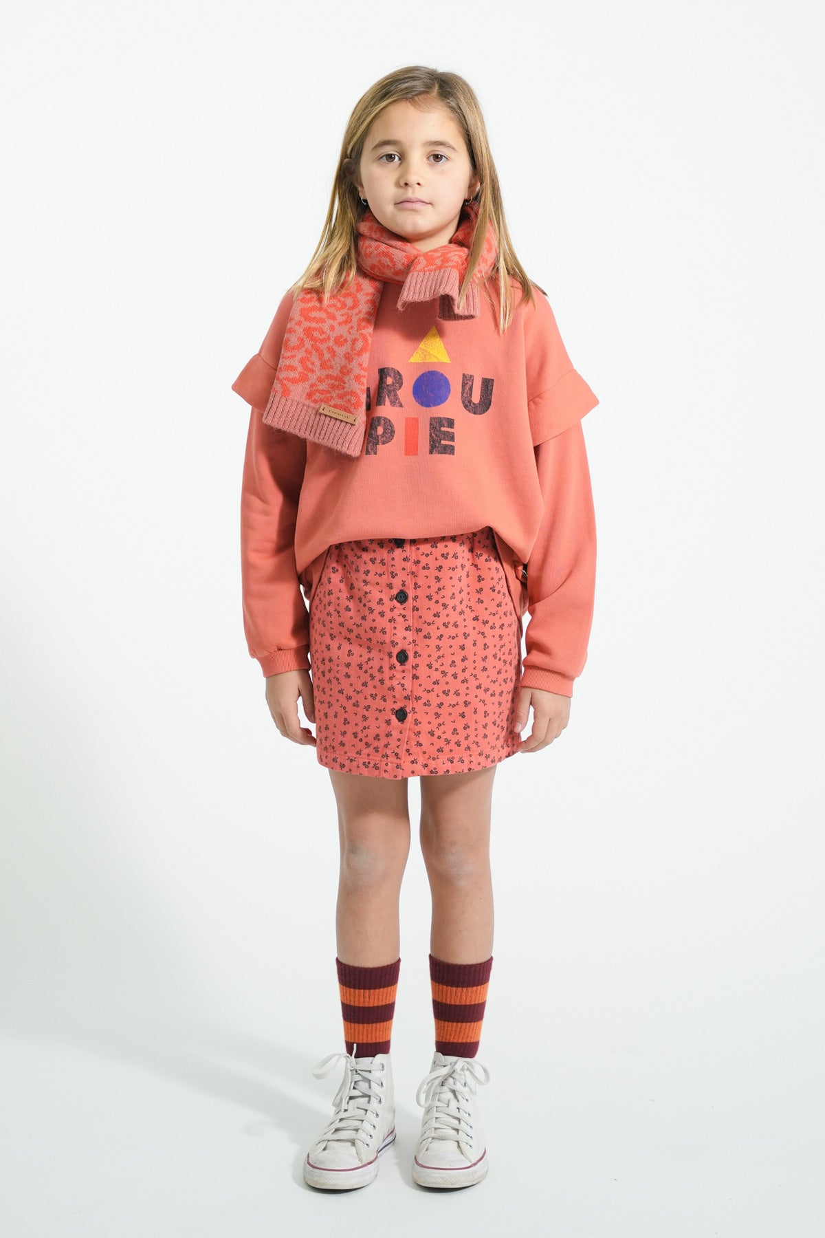 Pink Sweatshirt with "Groupie" print