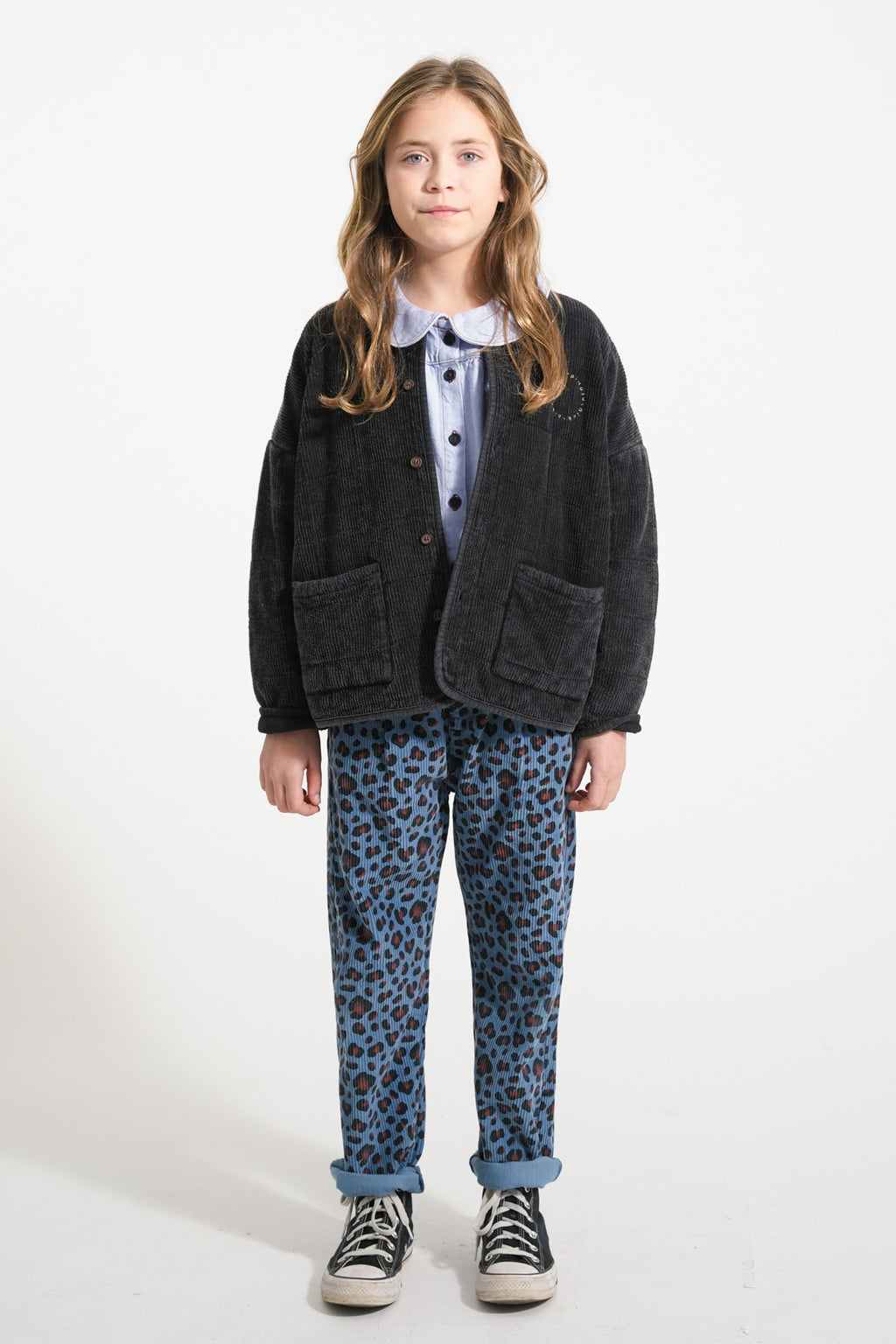 CLAUDINE CLAUDINE COLLE BLOUS LIBER BLUE DENIM