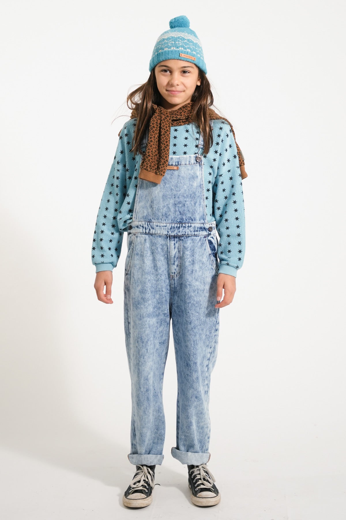 Bleast in faded blue denim
