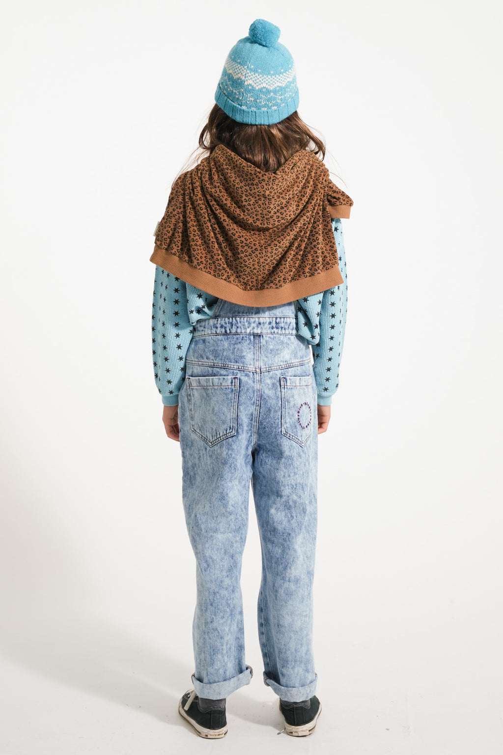 Bleast in faded blue denim