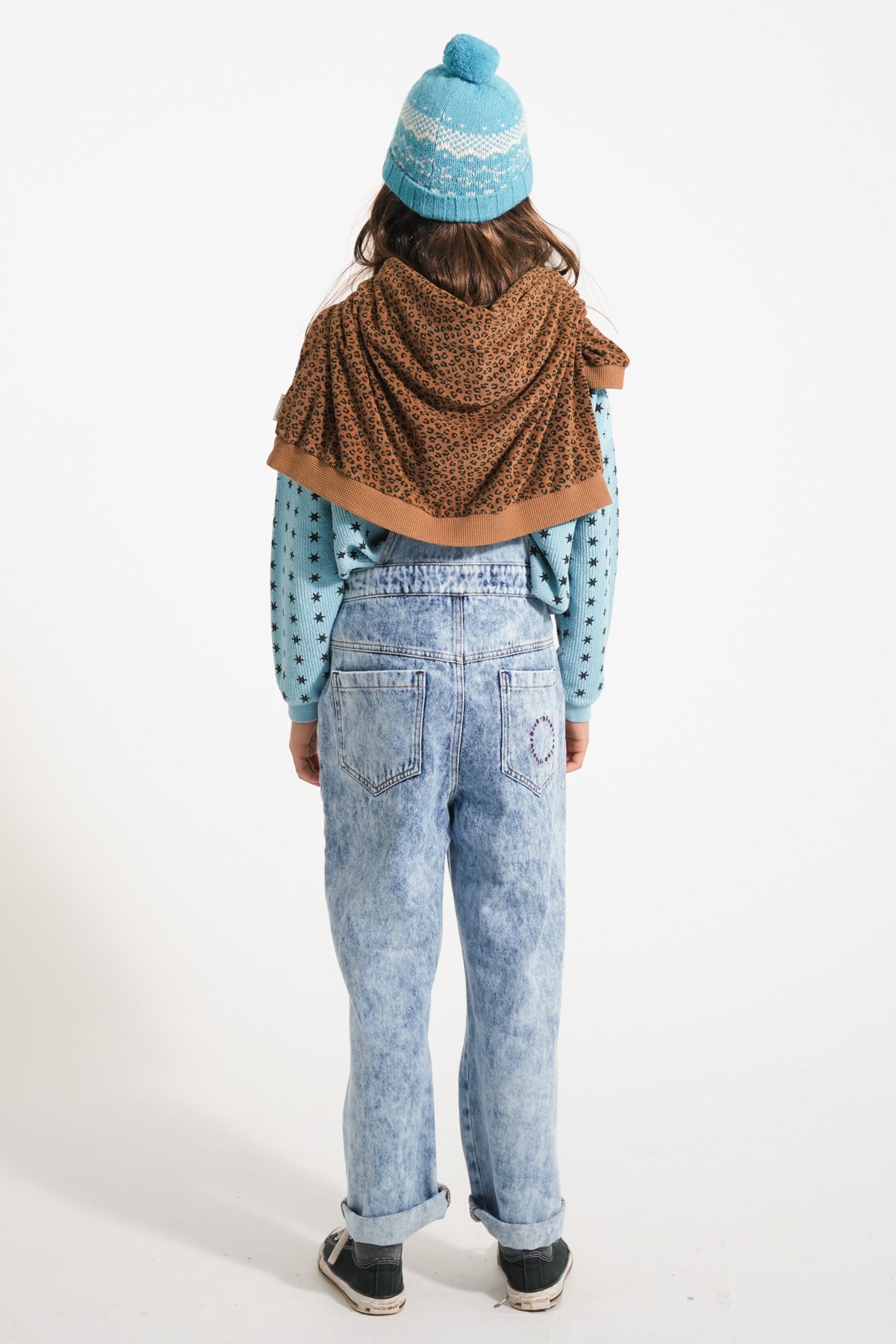 Bleast in faded blue denim