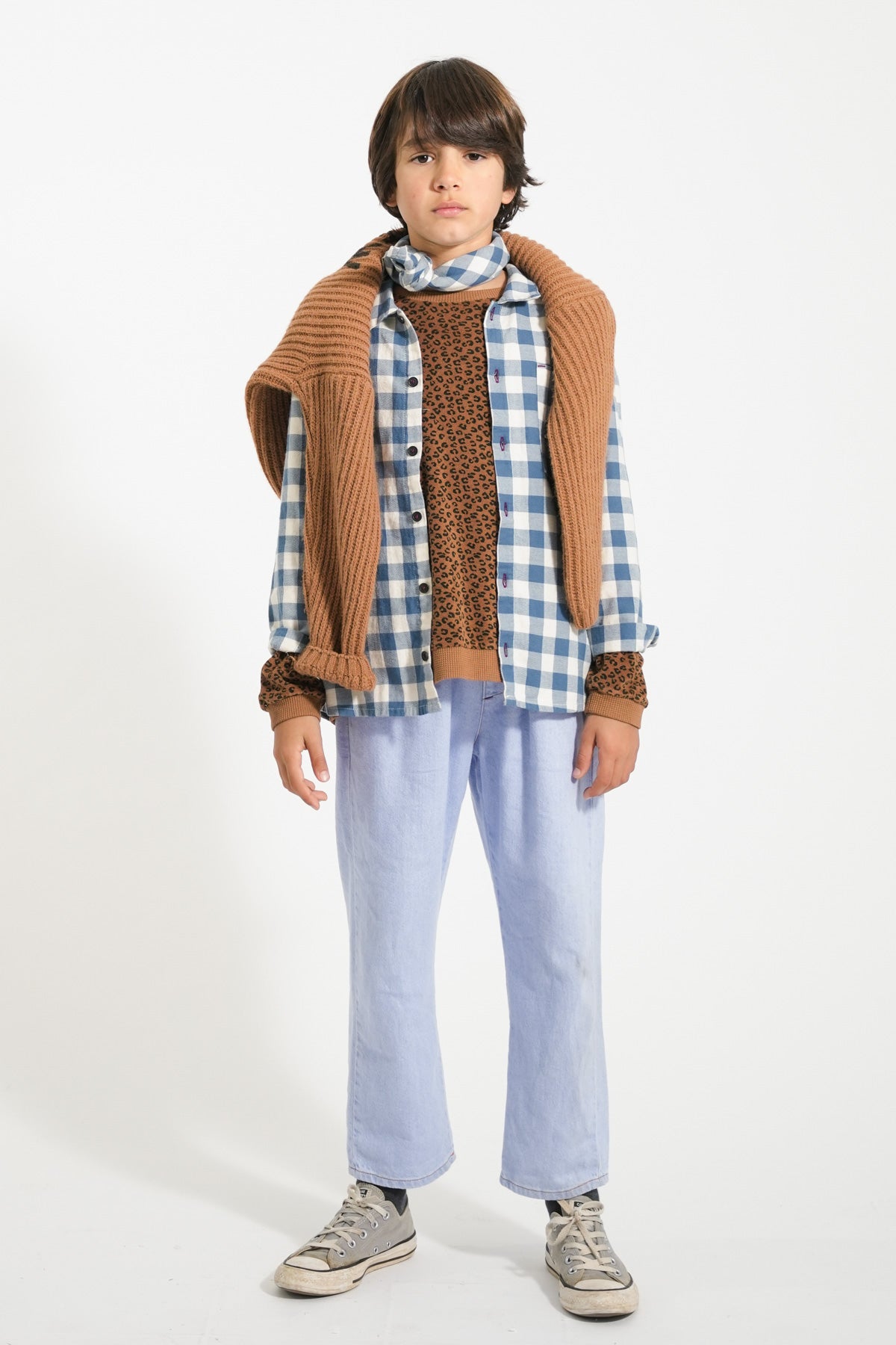 Light blue unisex pants