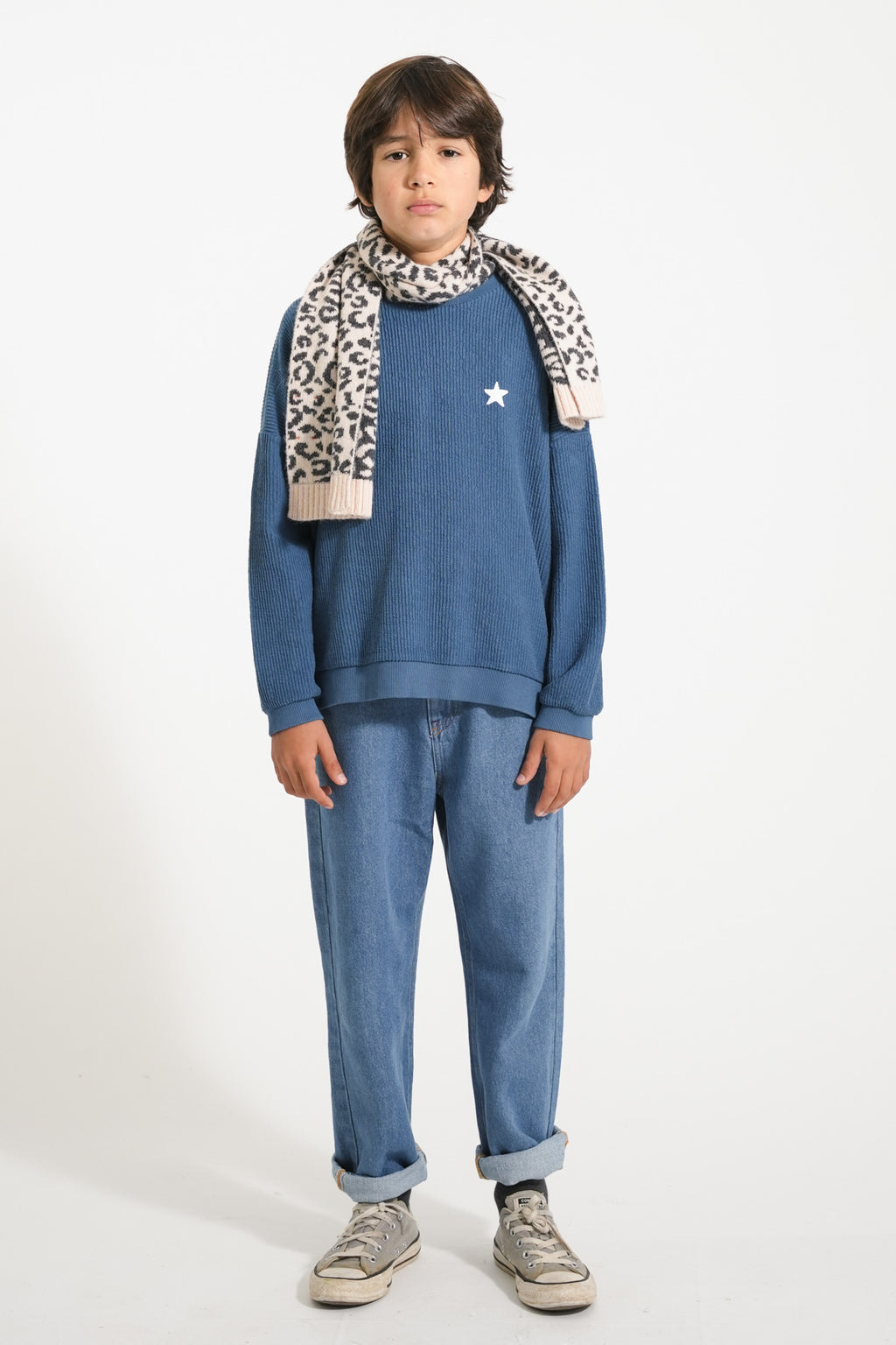 Logo blue sweatshirt (copy)