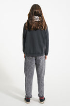Black sweatshirt with "Jimi Hendrix" print