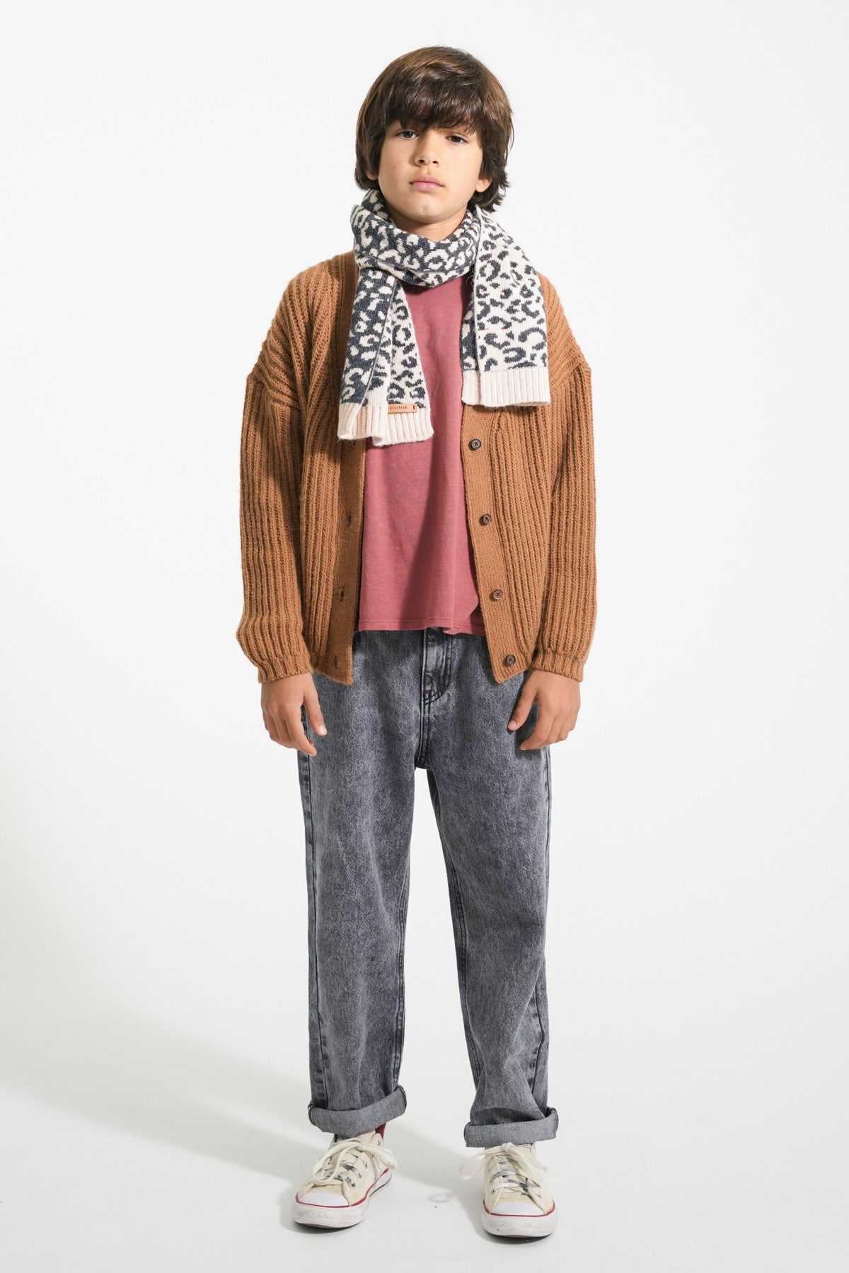 Bordeaux t-shirt with apple print