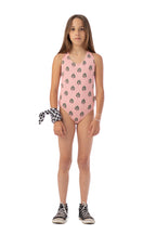 vetements durables piupiuchick enfants Maillot rose imprimé arbres