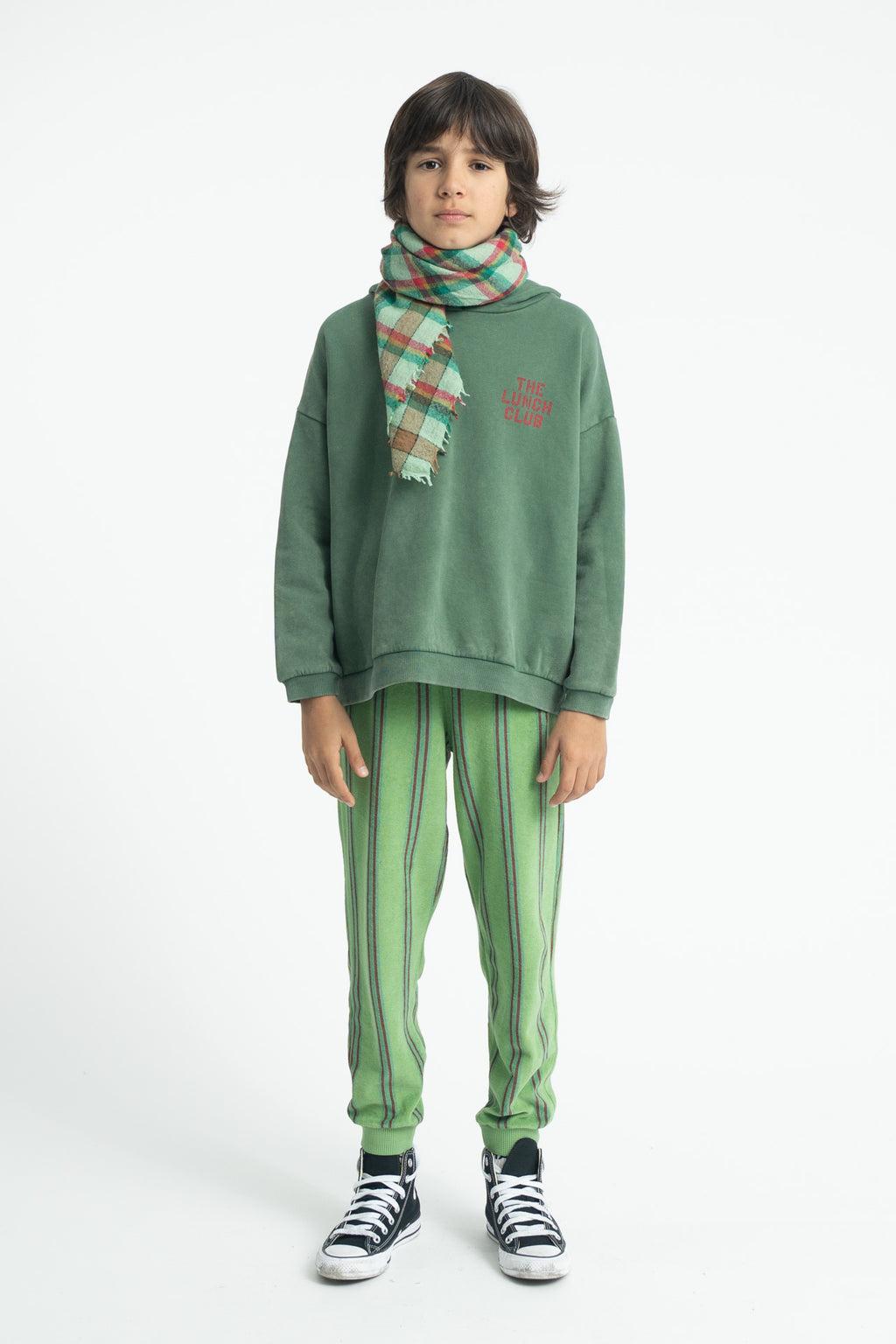 Sweat à Capuche Vert Motif Pomme Piupiuchick pour enfant – vue 5