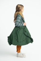 Grey Green Stripe Sweatshirt