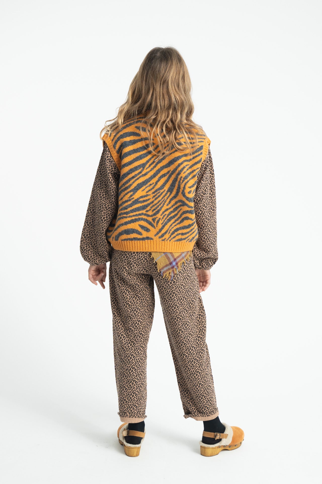 Blouse Marron léopard