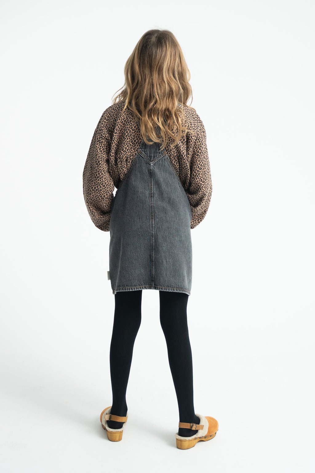 Robe Bretelles Noire Motif Pomme