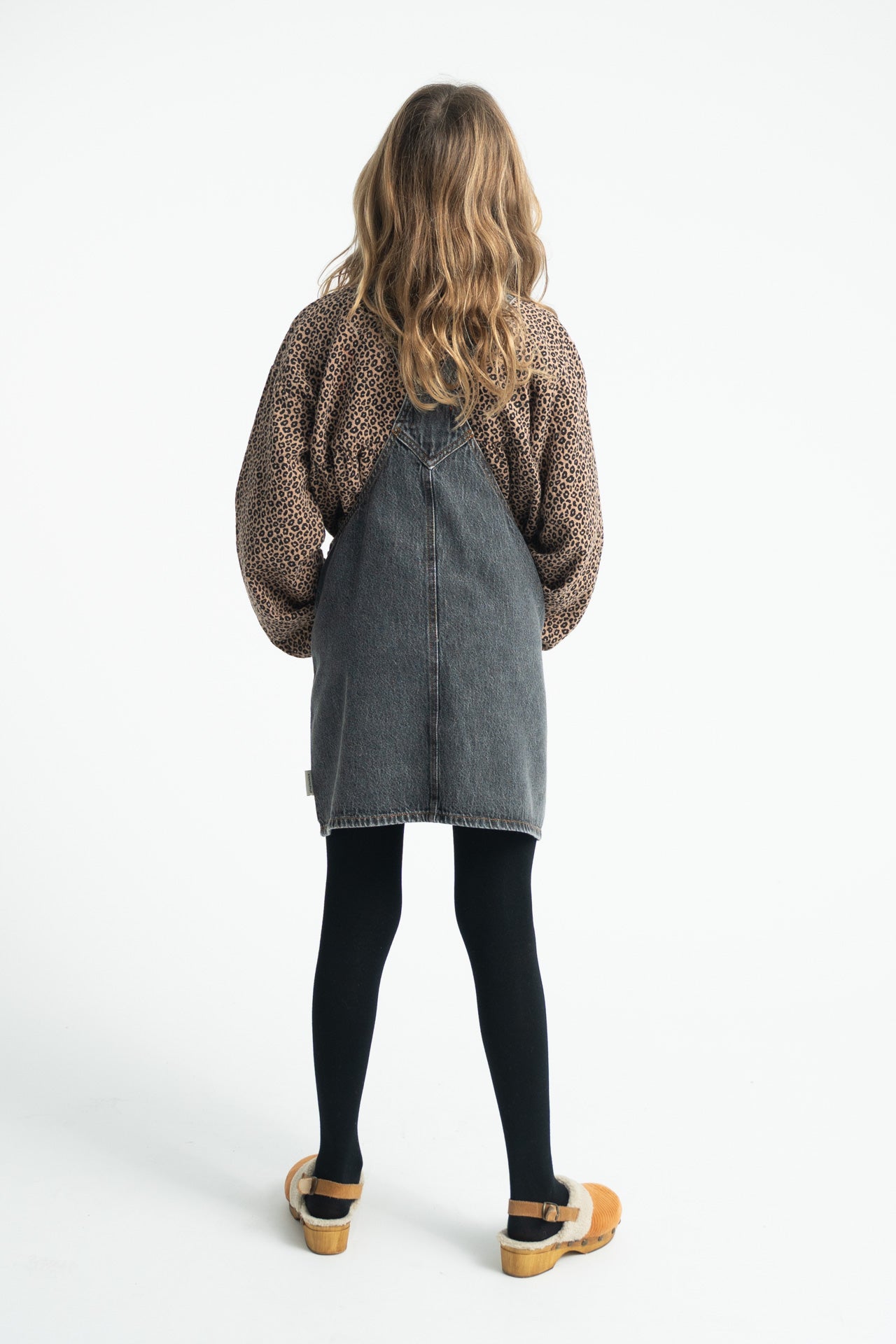 Robe Bretelles Noire Motif Pomme