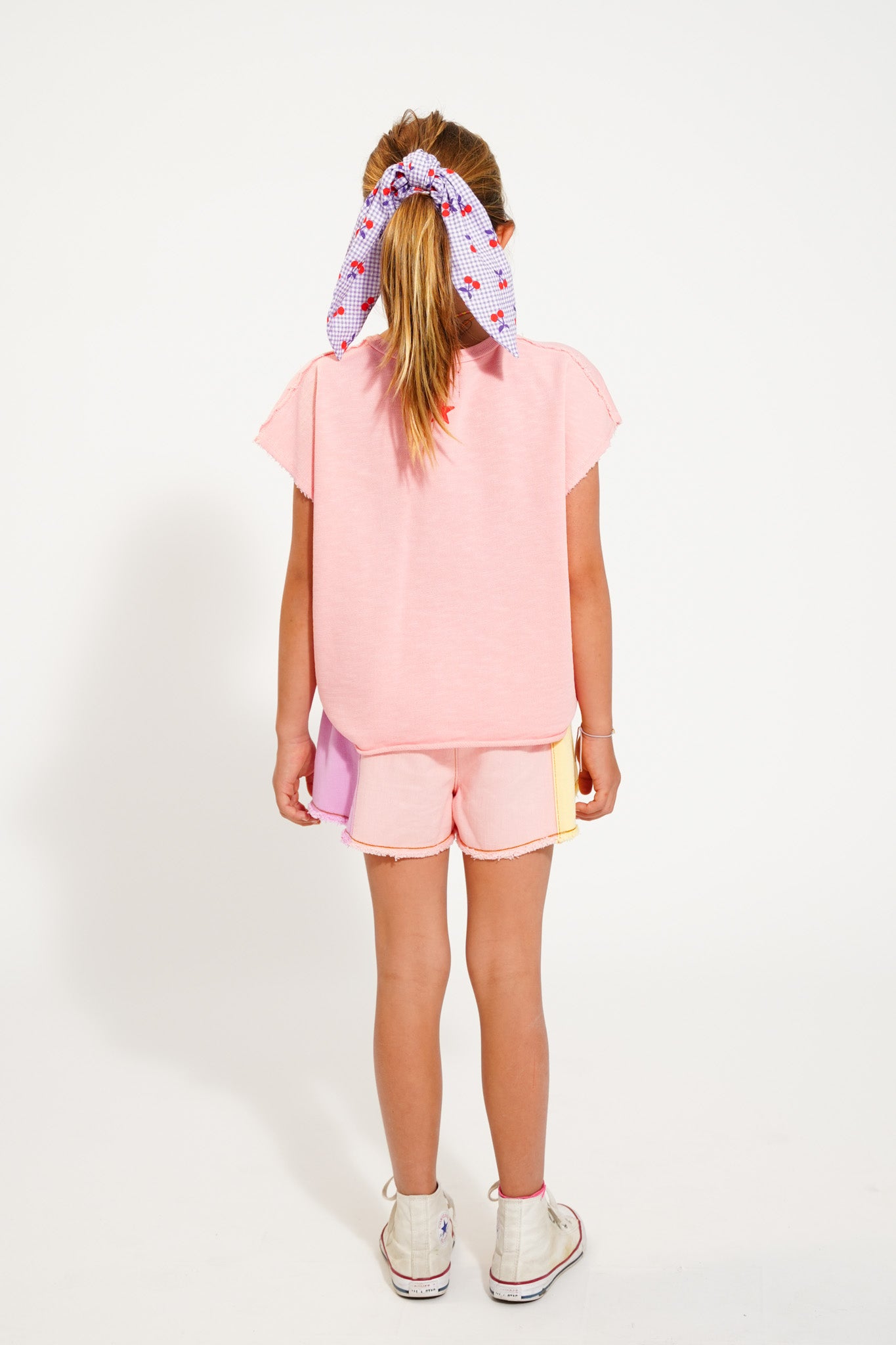 Pink "Camp Tapawingo" sleeveless T-shirt