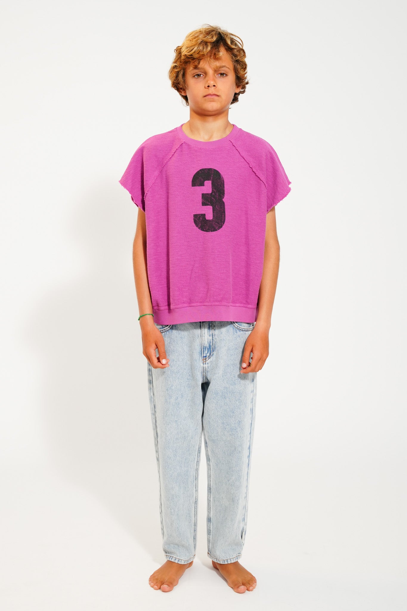 Faded blue unisex jeans