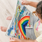 Livre bébé en tissu FRUITS ET LÉGUMES