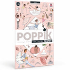 jeu éducatif enfant poppik POSTER PÉDAGOGIQUE + 64 STICKERS danse