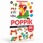 Creative poster + 150 stickers dinosaurs