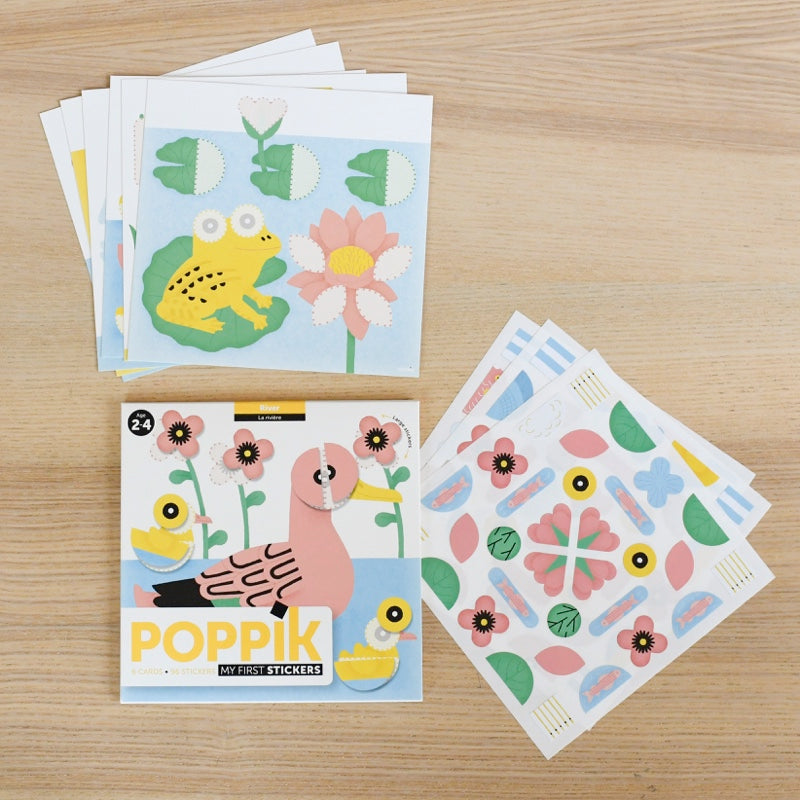 6 CARTES + 96 GOMMETTES L’OCÉAN (2 ANS ET +)