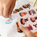 EDUCATIONAL POSTER + 51 VOLCANO STICKERS