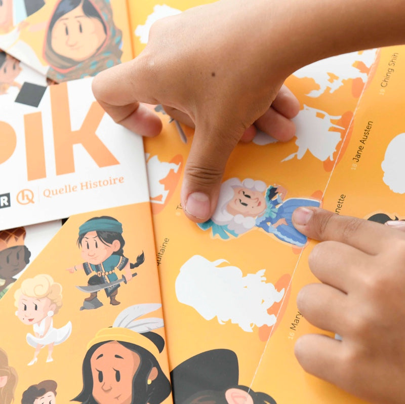 EDUCATIONAL POSTER + 51 VOLCANO STICKERS