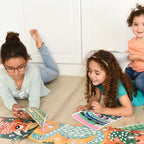 PANORAMA POSTER + 520 stickers Dinosaurs