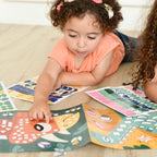 PANORAMA POSTER + 520 stickers Dinosaurs