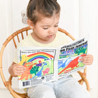 fabric baby book dinosaurs