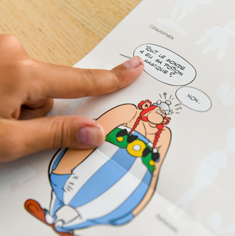 EDUCATIONAL POSTER + 44 ASTERIX STICKERS