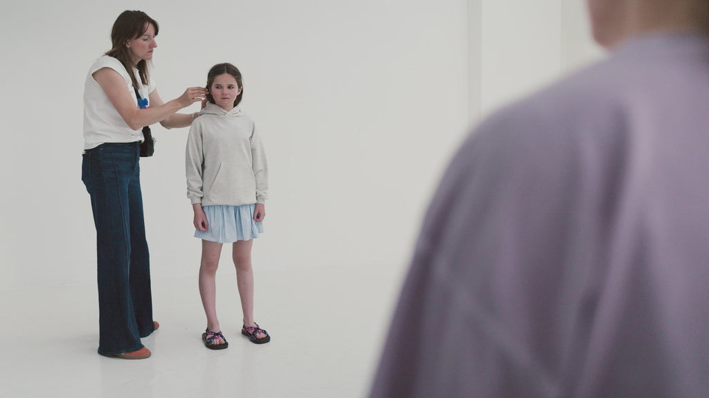 Sweat à Capuche Gris Clair