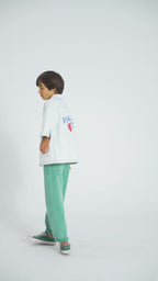 Veste en jeans Bleu Clair Délavé PEACE