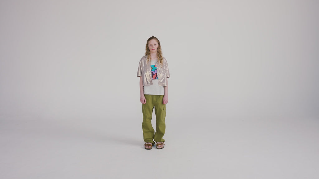 Chemise Métallisée Doré
