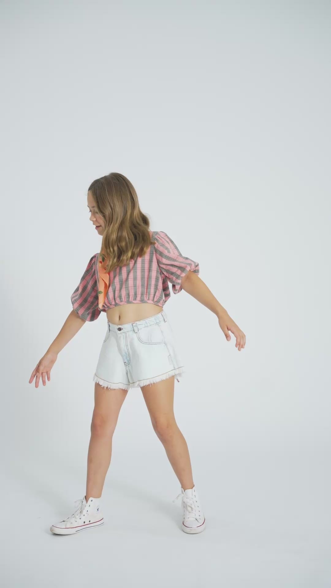 Short en jeans à Franges Bleu Clair Délavé