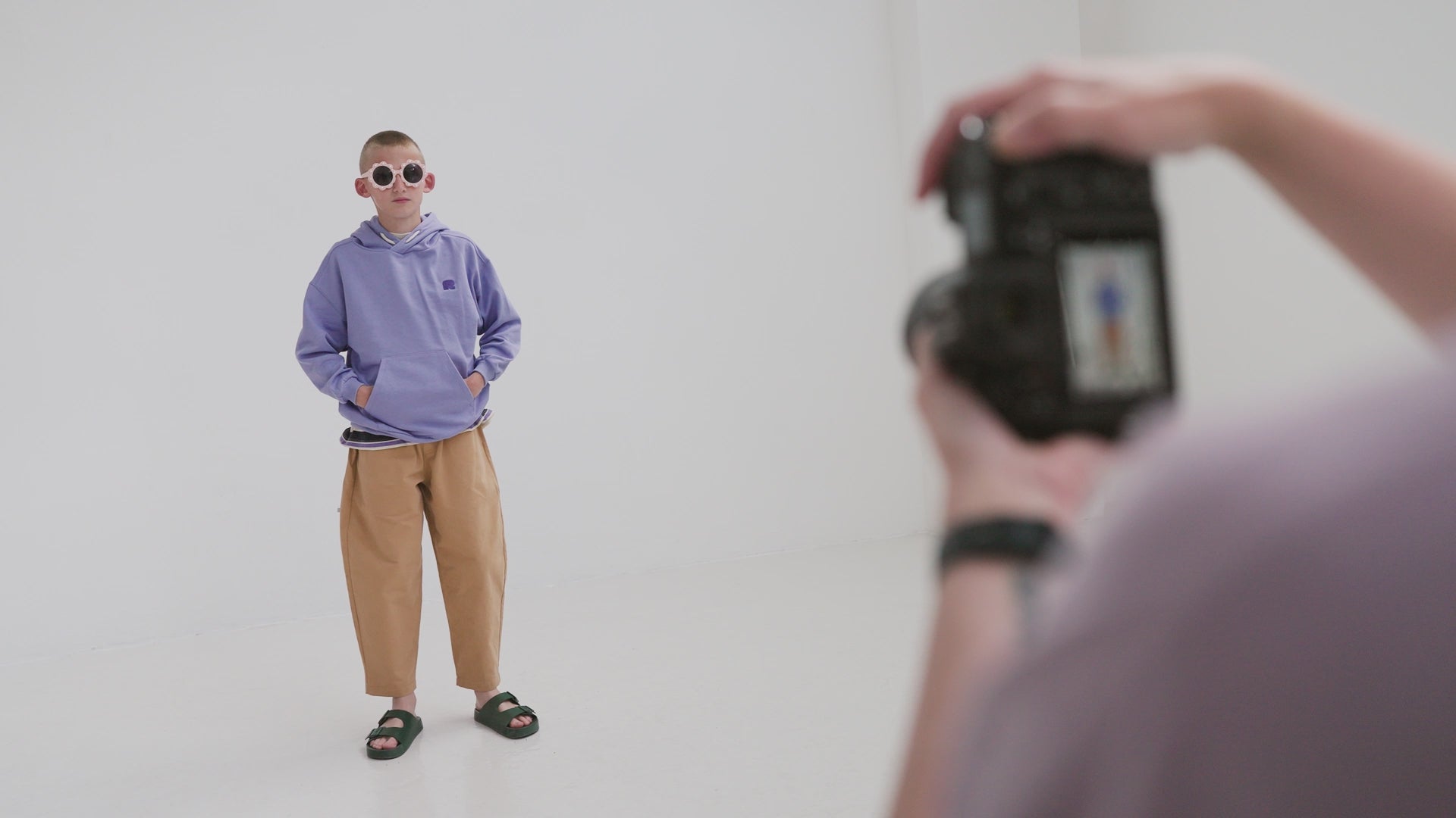 Sweat à Capuche Glacier Bloom