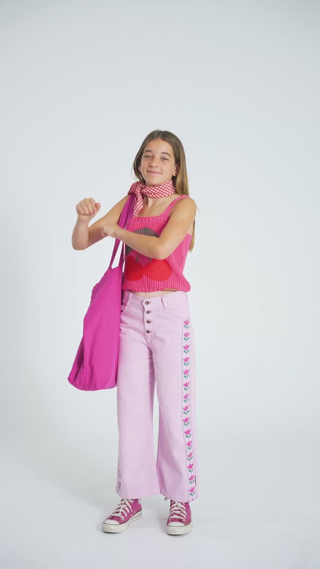 Pantalon Évasé Lilas