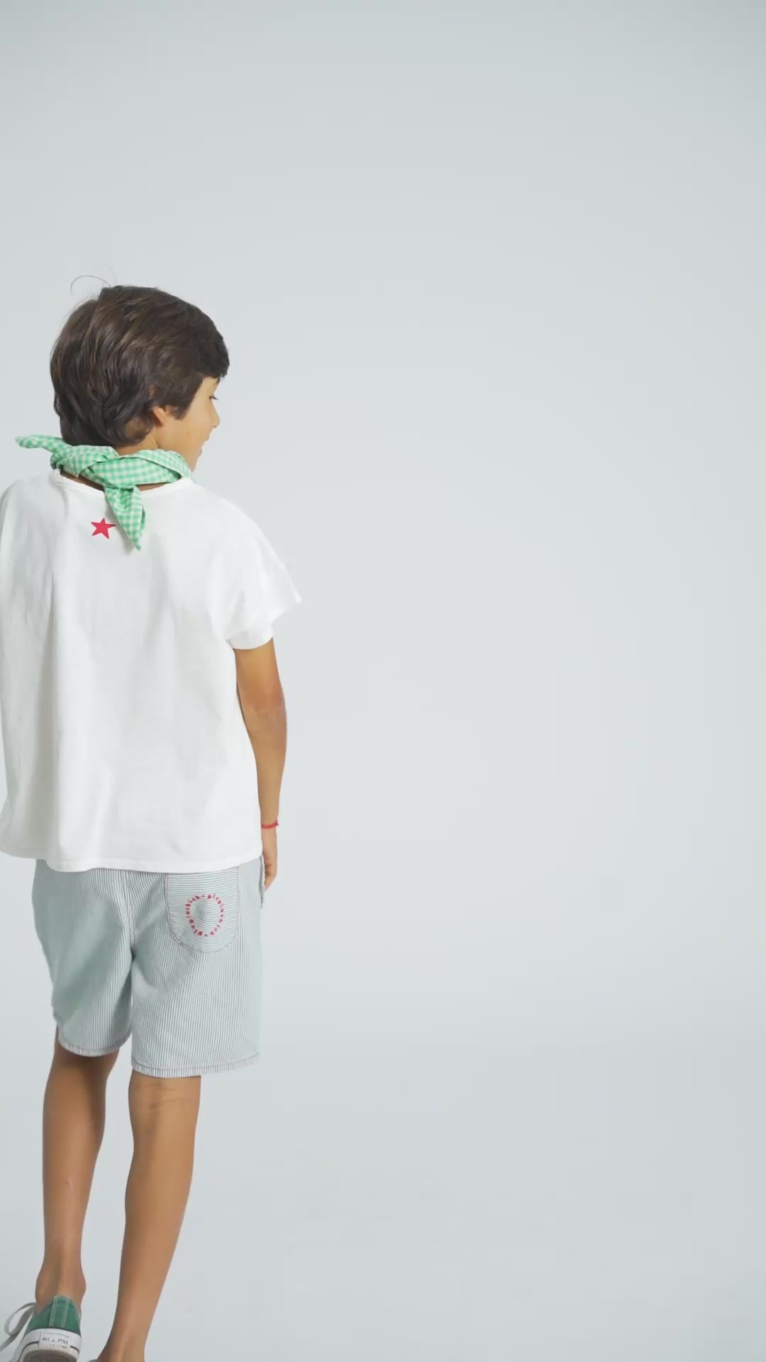 T-shirt Écru imprimé PEACE