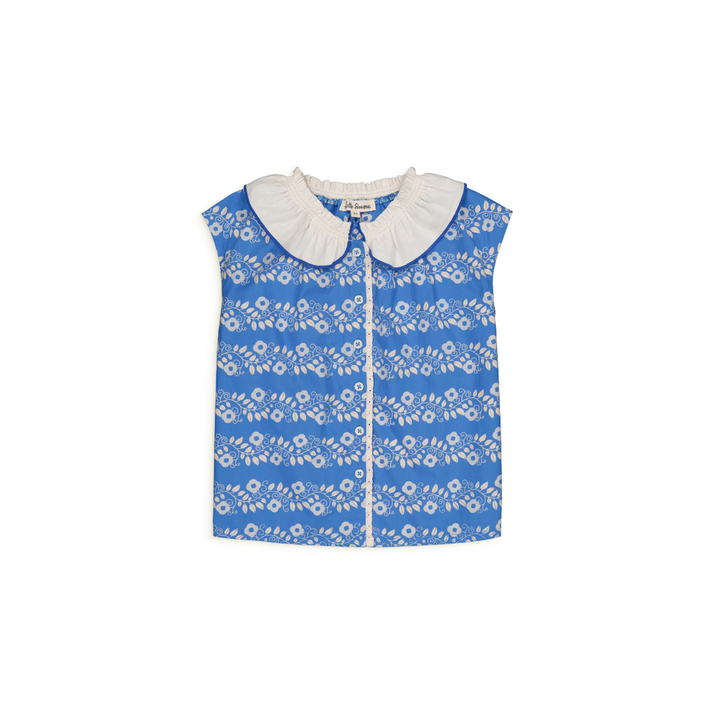 blue blouse