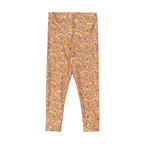 Legging brillant à Fleurs