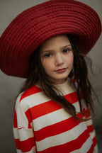 sweat Boxy à Rayures