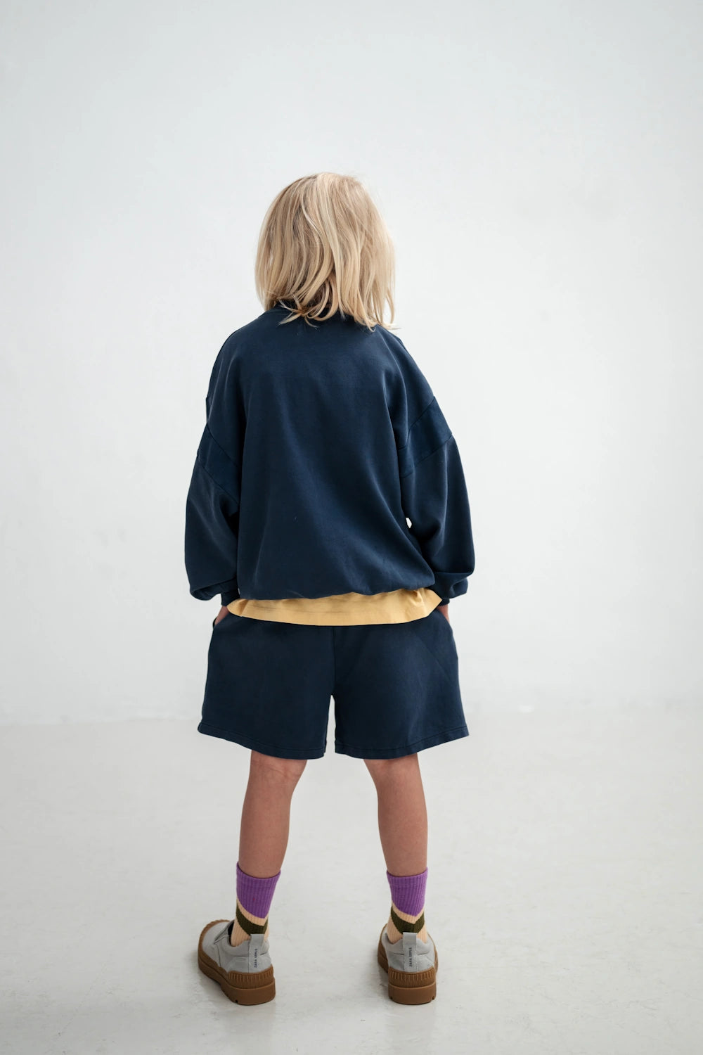 Crew Neck Sweater, Midnight Teal