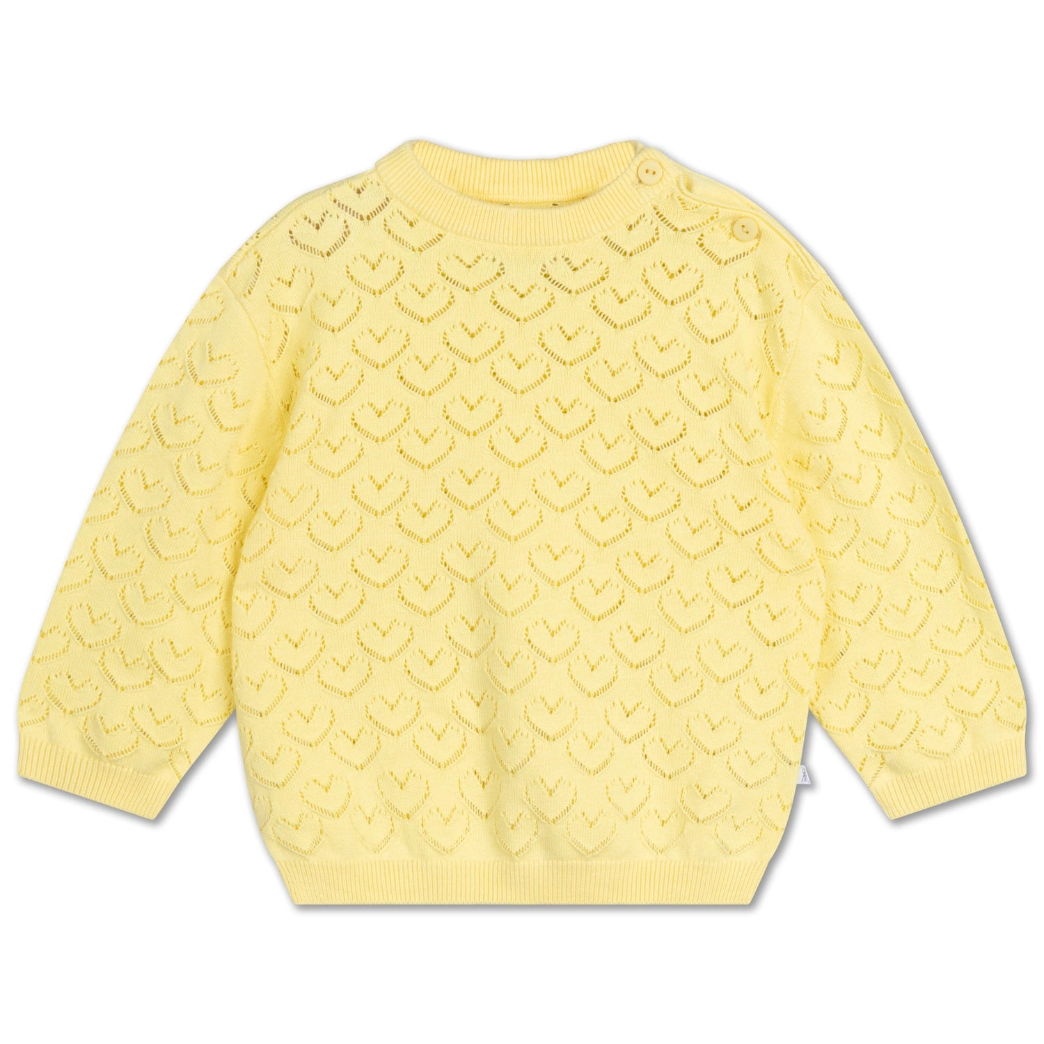 Pull bébé en Maille Jaune Pâle