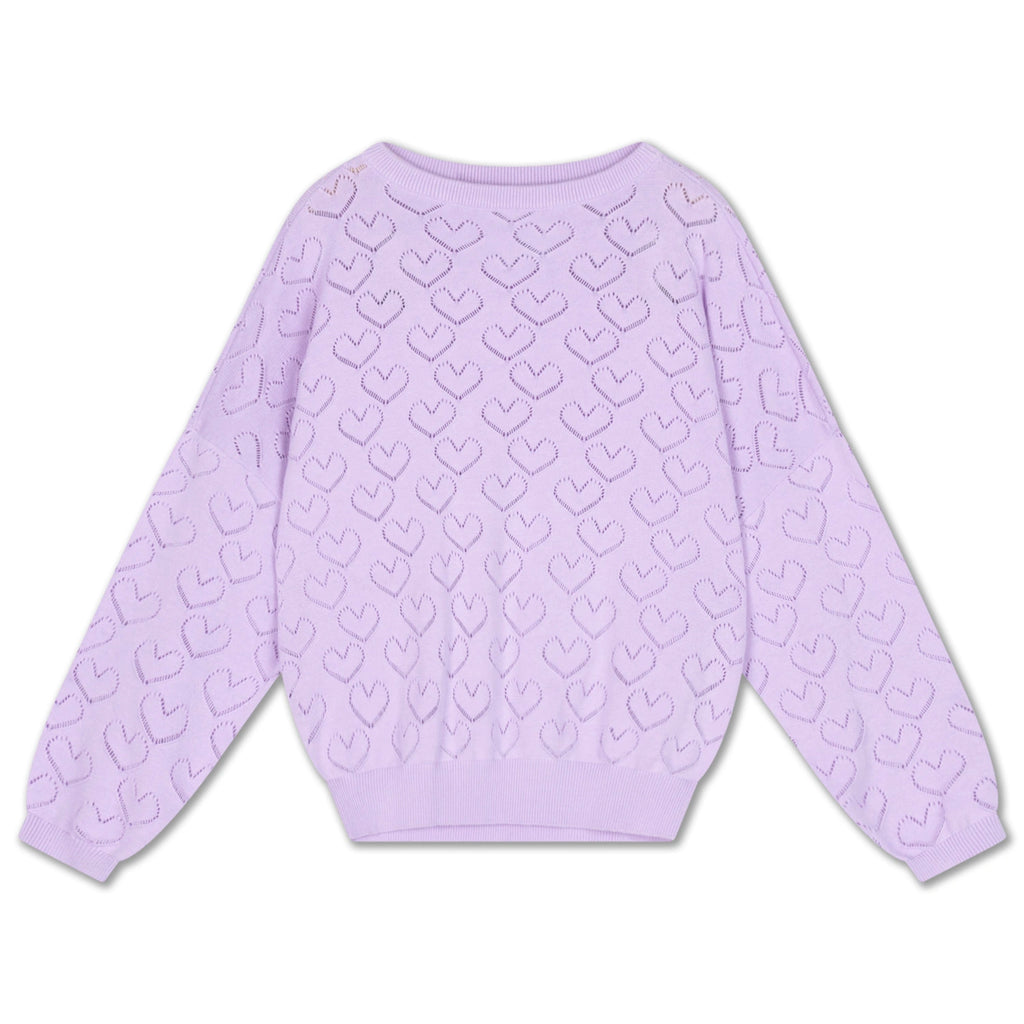 Pull en Maille Violet Clair