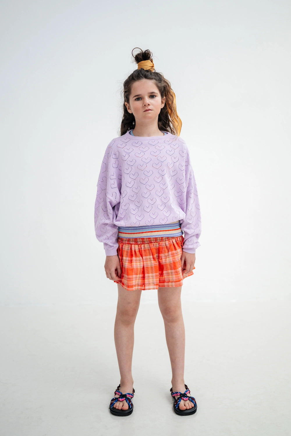 Pull en Maille Violet Clair