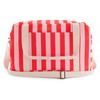 Raphael Neon Pink Stripes Diaper Bag