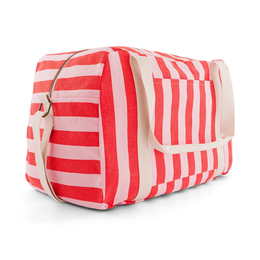 Raphael Neon Pink Stripes Diaper Bag